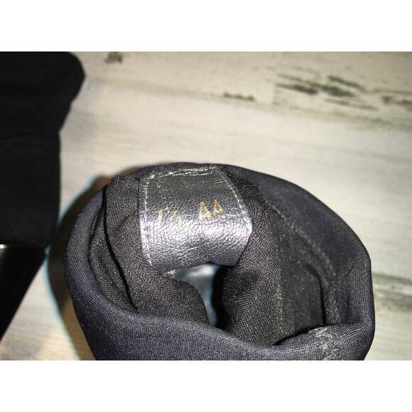 Stuart Weitzman Neoprene Sock Boot Womens 7.5 Narrow Black Bootie Minimalist Y2K - Picture 11 of 12